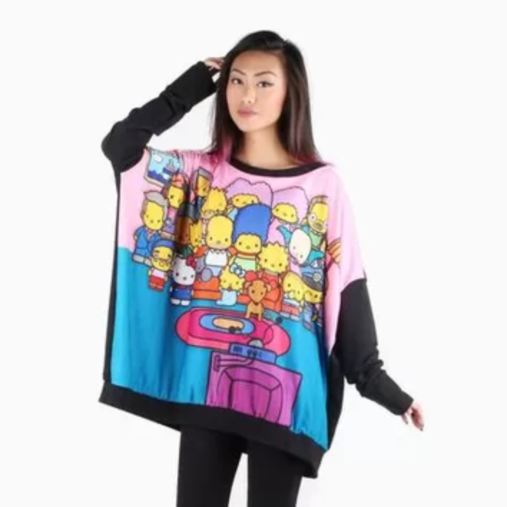 The Simpsons X Hello Kitty For JapanLA Sweater